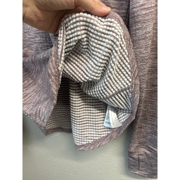 ARIAT Gridwork 1/4 Zip Baselayer Women's Long Sleeve Maroon top Size XS outdoor - Picture 6 of 12